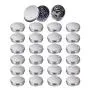 24 Pack 2 oz / 60ml Round Aluminum Lip Balm Tin Cans with Screw Top Lids - Silver Cosmetic Sample Containers - Metal Empty Tins Travel Storage Tin Jars for Salve, Spice, Candies or Crafts 24 Pack 2 oz / 60ml Round Aluminum Lip Balm Tin Cans with Screw Top Lids - Silver Cosmetic Sample Containers - Metal Empty Tins Travel Storage Tin Jars for Salve, Spice, Candies or Crafts