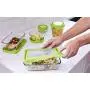 Anchor Hocking TrueSeal Glass Food Storage Containers with Lids, Green, 11 Cup (Set of 2)