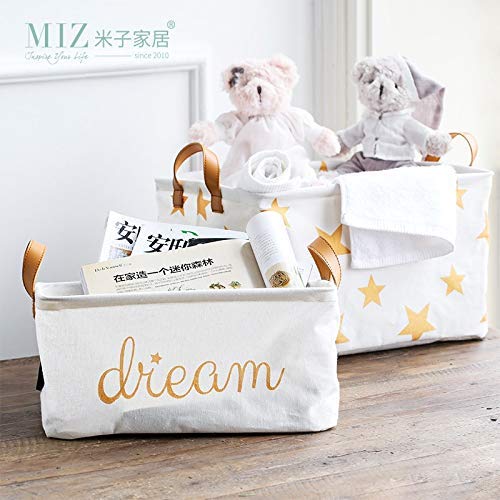 | Storage Bottles & Jars | Home 1 Piece Luxury Style Star Decor Exquisite Storage Bag & Organization for Home Housewife Cotton Linen Laundry Storage | by HUDITOOLS | 1 PCs