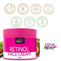 Retinol Face Cream with Hyaluronic Acid, Vitamin E, and Green Tea. A Facial Moisturizer Beauty Products Night Anti Aging Firming Lift Lotion on Creams