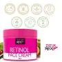 Retinol-Gesichtspflegecreme mit Hyaluronsäure, Vitamin E und Grüntee. Tages- und Nachtcreme zur Anti-Aging-Wirkung, Faltenreduzierung, Straffung und Lifting-Effekt.