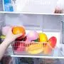 Organizer for Fridge Kitchen,2/3/4pcs Multifunctional Space Saver Slide Storage Box Under Shelf Rack Fruit Vegetables Dessert Holder (4pcs) Organizer for Fridge Kitchen,2/3/4pcs Multifunctional Space Saver Slide Storage Box Under Shelf Rack Fruit Vegetables Dessert Holder (4pcs)