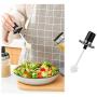 Wenje Glass Seasoning Bottle Salt Storage Box Spice Jar Kitchen Supplies with Spoon