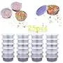 Slime Storage Containers,lotus.flower 25 Pack Foam Ball Storage Containers with Lid (25 Pcs) Slime Storage Containers,lotus.flower 25 Pack Foam Ball Storage Containers with Lid (25 Pcs)