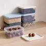 Boîte de rangement YTF pour aliments, réservoir de stockage en plastique (PP), boîte de rangement multi-graines, 3 jeux, facile à nettoyer.