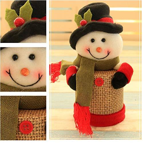 LtrottedJ Child Kids Christmas Candy Jar Storage Bottle Santa Bag Sweet Christmas Box Gift (B)