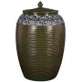 Food Savers & Storage Containers Rice Crock 25kg Ceramic Lunch Box Retro Candy Can Pickle Jar Cereal Box Food Container Kitchen Seal Flour Can Water Tank Storage Rice Jar Kimchi Cylinder Storage Cylin