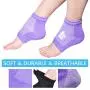 Chaussettes Hydratantes, 3 Paire - Chaussettes Gel Hydratant pour Talons Fissurés, Chaussettes àorte Ouverte, Chaussettes Spa Gel Ventilées pour Guérir et Traiter les Talons Sèches, Doublure Gel Infusée de Vitamines (Bleu, Violet, Noir) Chaussettes Hydratantes, 3 Paire - Chaussettes Gel Hydratant pour Talons Fissurés, Chaussettes àorte Ouverte, Chaussettes Spa Gel Ventilées pour Guérir et Traiter les Talons Sèches, Doublure Gel Infusée de Vitamines (Bleu, Violet, Noir)