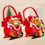 Best Quality Brand Cute Santa Claus Deer Bear Snowman Christmas Candy Bag Can Decor, Christmas Felt Stocking - Christmas Reindeer Fabric, Christmas Shirt, Funny Socks Men, Snowmen Heads