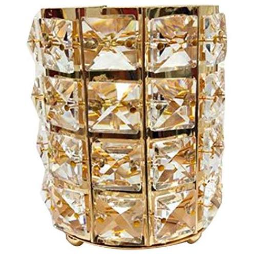 JUSTDOLIFE Candle Holder Fashion Crystal Decorative Table Centerpiece Wedding Supplies