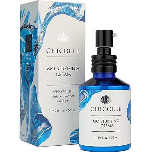 Natural Retinol Moisturizer Cream with Bakuchiol Retinol Alternative - Collagen Macadamia Oil and Vitamin C - Best Anti Aging Face Cream to Reduce Wrinkles and Fine Lines - Results in 5 weeks - 1.69 Fl Oz