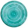 Ensemble Pioneer Woman Adeline 6 Pièces (Assortiment de Condiments) Turquoise + Pot à Biscuits en Verre Turquoise de Pioneer Woman