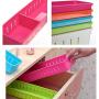 ONLINE Adjustable Storage Office Space Saver Desk Organizers Drawer cabinet-organizers Dividers Kitchen Cookware Storage Box flatware-organizers cookie-jars