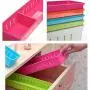 ONLINE Adjustable Storage Office Space Saver Desk Organizers Drawer cabinet-organizers Dividers Kitchen Cookware Storage Box flatware-organizers cookie-jars