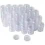 Bekith 108 Set Klare Leere 3g/3ml Kunststoffbehälter mit Deckeln