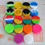 | Storage Bottles & Jars | 20pcs silicone container hinge design 7ml round silicone jar for storage wax dab oil electronic cigarette small bottle with lid | by HUDITOOLS | 1 PCs