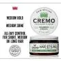 Cremo Premium Barber Grade Haarstyling-Creme, Mittlerer Halt, Mittlerer Glanz, 4 Oz