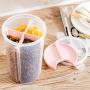 New Design Transparent Plastic Food Storage Box With Lid Sealed Containers Grain Bin, Plastic Food Canisters - Plastic Food Storage Jars, Food Storage Cans, Plastic Cookie Container