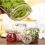 RSCHEF 1pcs jars for spices glass storage bottles jars with lid capacity honey candy jar kitchen storage container glass jar Large Glass Storage Containers With Lids