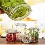 RSCHEF 1pcs jars for spices glass storage bottles jars with lid capacity honey candy jar kitchen storage container glass jar Large Glass Storage Containers With Lids RSCHEF 1pcs jars for spices glass storage bottles jars with lid capacity honey candy jar kitchen storage container glass jar Large Glass Storage Containers With Lids