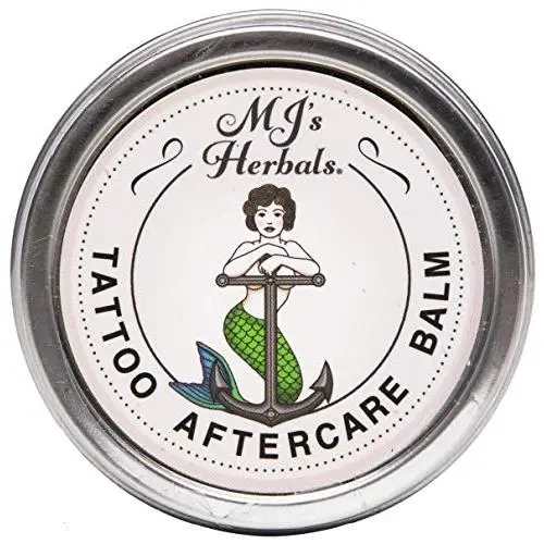Baume de soin après tatouage MJ’s Herbals - Concentré de 2 onces : Herbes et huiles organiques, baume, ointment, hydratant, fait à la main à Brooklyn USA, Sans parabène, Sans lanoline, Sans gluten, Sans tests sur animaux. Baume de soin après tatouage MJ’s Herbals - Concentré de 2 onces : Herbes et huiles organiques, baume, ointment, hydratant, fait à la main à Brooklyn USA, Sans parabène, Sans lanoline, Sans gluten, Sans tests sur animaux.
