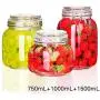 MFWFR Sealed cans, Glass Jars with lid Honey Lemon Jars, Household Pickles Jars Enzyme Barrels Food Storage Storage Tanks,M1 MFWFR Sealed cans, Glass Jars with lid Honey Lemon Jars, Household Pickles Jars Enzyme Barrels Food Storage Storage Tanks,M1