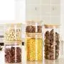 WANGLX ST Food Storage Jar Storage Bottle Kitchen Supplies Grain Storage Tank Borosilicate Glass Sealed Can Dried Fruit Sealed Bottle WANGLX ST Food Storage Jar Storage Bottle Kitchen Supplies Grain Storage Tank Borosilicate Glass Sealed Can Dried Fruit Sealed Bottle