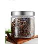 YL LY Xibi Sealed Cans Glass Bottle Kitchen Grains Moisture Storage Cups Food Transparent Cans 2 Pieces Set 1.25Lx2