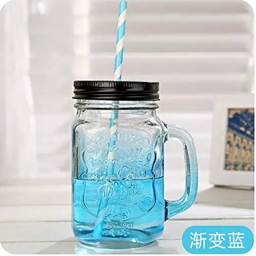 | Storage Bottles & Jars | 450ml Summer letters Vintage Glass Mason Jar Cup Fruit Icecream Infusion Clear Gradients Personality Four Style Cold Drink Cups | by HUDITOOLS | 1 PCs | Storage Bottles & Jars | 450ml Summer letters Vintage Glass Mason Jar Cup Fruit Icecream Infusion Clear Gradients Personality Four Style Cold Drink Cups | by HUDITOOLS | 1 PCs