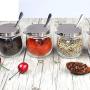 DFFS Glass Cruet Home Kitchen Spice Box Oiler Spice jar Set, Kitchen Storage Racks Kitchen Supplies-a