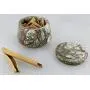 ShalinIndia Handmade Forest Brown Storage Box - Marble - 4 inches by 3 inches - Perfect as a Spice Jar with Lid or Small Office Supplies (Forest Brown) ShalinIndia Handmade Forest Brown Storage Box - Marble - 4 inches by 3 inches - Perfect as a Spice Jar with Lid or Small Office Supplies (Forest Brown)
