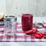 Ball Mason Jar 8-Ounces Jelly Quilted Crystal with Lids and Bands, Regular Mouth (Set of 4)