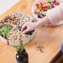 WANGLX ST Storage Box Covered Kitchen Food Multi-Grain Sealed Cans Multi-Function Kitchen Refrigerator Plastic Lunch Storage Jar Household Fruit Box, A