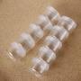skonhed Plastic Pot Jars, 10pcs Cosmetic Containers for Lotion, Cream, Makeup, Rhinestone, Mini Sample Bottle with Lids(10g-10pcs)