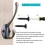 JUSTDOLIFE 12PCS Coat Hook Creative Multipurpose Wall Hook Hat Hook with Screws for Clothes