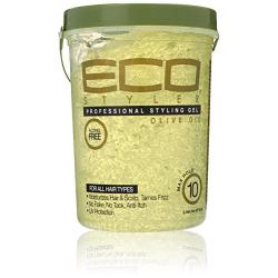 ECO Style Professional Styling Gel, Olive Oil, Max Hold 80 oz