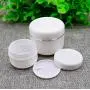 Bouteille Pot à Crème Visage Émulsion/Applique Portable en Plastique Blanc Argenté Refillable (100ml(3.4oz)-6PCS) Bouteille Pot à Crème Visage Émulsion/Applique Portable en Plastique Blanc Argenté Refillable (100ml(3.4oz)-6PCS)
