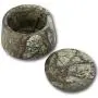 ShalinIndia Handmade Forest Brown Storage Box - Marble - 4 inches by 3 inches - Perfect as a Spice Jar with Lid or Small Office Supplies (Forest Brown) ShalinIndia Handmade Forest Brown Storage Box - Marble - 4 inches by 3 inches - Perfect as a Spice Jar with Lid or Small Office Supplies (Forest Brown)