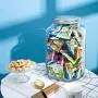 Diamond Star Glass Jar 2 Gallons Candy Jars Cookie Storage Containers with Brushed Tin Lid Diamond Star Glass Jar 2 Gallons Candy Jars Cookie Storage Containers with Brushed Tin Lid