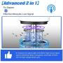 [3 in 1] Bug Zapper & Insect Fly Pest Attractant Trap & LED Camping Lantern, IP44 Waterproof, USB/Solar-Rechargeable, 9-H Battery Life, Insect Fly Traps, Mosquito Zappers, Mosquito Killer for Outdoor