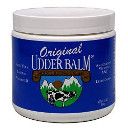 Original Udder Balm Moisturizing Cream 16oz Jar. Its a long way from being just for cows.