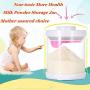 Airtight Storage Jar,One-button press design Glass Preserving Jars with a round push-button switch and leak Proof Rubber Gasket for Storing Serving snacks,Tea,Coffee,whole grains,milk powder One piece