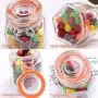 Small Glass Jars,Encheng Glass Jars With Airtight Lids 4 oz,Hexagon Jars With Leak Proof Rubber Gasket,Small Mason Jars With Hinged Lids For Kitchen,Mini Spice Jars With Twine And Tags Labeling 30Pack