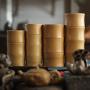 Holz Teebehälter & -kasten Vintage Teebox Aufbewahrungsbox für Tee/Kaffee/Süßigkeiten/Gewürze, handgefertigt, 1 Stück - von HUDITOOLS