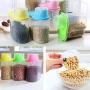 XISAOK Dried Food Cereal Flour Pasta Food Storage Dispenser Rice Container Sealed Box Capacity:1.9L