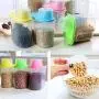 XISAOK Dried Food Cereal Flour Pasta Food Storage Dispenser Rice Container Sealed Box Capacity:1.9L XISAOK Dried Food Cereal Flour Pasta Food Storage Dispenser Rice Container Sealed Box Capacity:1.9L