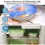 Silicone Stretch Lids, Adpartner 12 Pack of Various Sizes BPA-free Silicone Lids Reusable Container Lids Food Covers, Flexible to Fit All Shape of Containers, Durable, Microwave and Dishwasher Safe Silicone Stretch Lids, Adpartner 12 Pack of Various Sizes BPA-free Silicone Lids Reusable Container Lids Food Covers, Flexible to Fit All Shape of Containers, Durable, Microwave and Dishwasher Safe