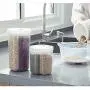 Multi-grain storage box, plastic transparent storage tank, kitchen moisture-proof grid bean sealed can