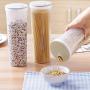 Plastic Food Grain Container Noodle Box Nut Cereal Bean Kitchen Jar