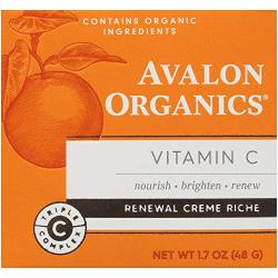 Avalon Organics Vitaminc Renewal Creme Riche, 1.7 Ounce